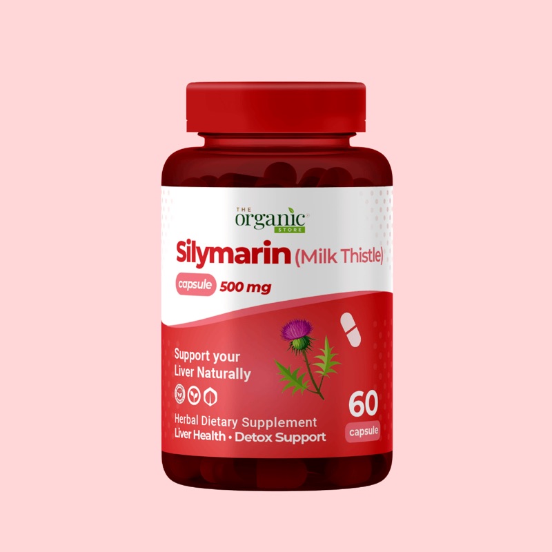 Silymarin Capsules 500mg – Pure Milk Thistle (Onth Khatara اونٹ کٹارہ)